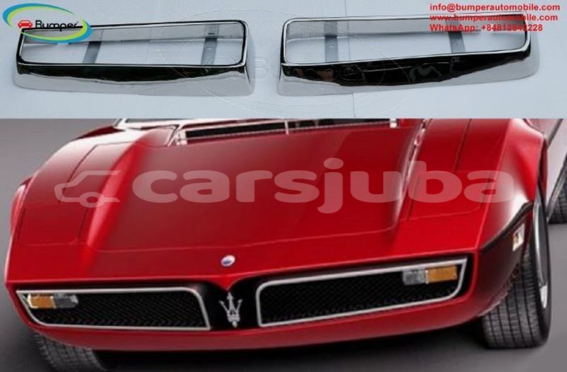 Big with watermark 4 700 maserati bora 1971 1978 a front bumpers grille new1