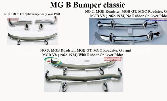 MGB GT Split 1970 bumper