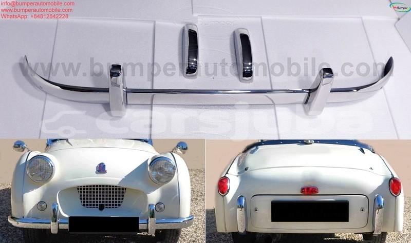 Big with watermark triumph tr2 1953 1955 and tr3 1955 1957 bumper new 0