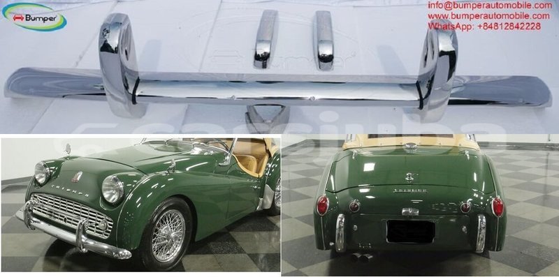 Big with watermark triumph tr3a 1957 1962 bumpers 0