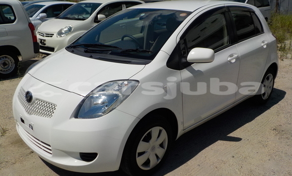 Buy Used Toyota Vitz White Car in Juba in South Sudan